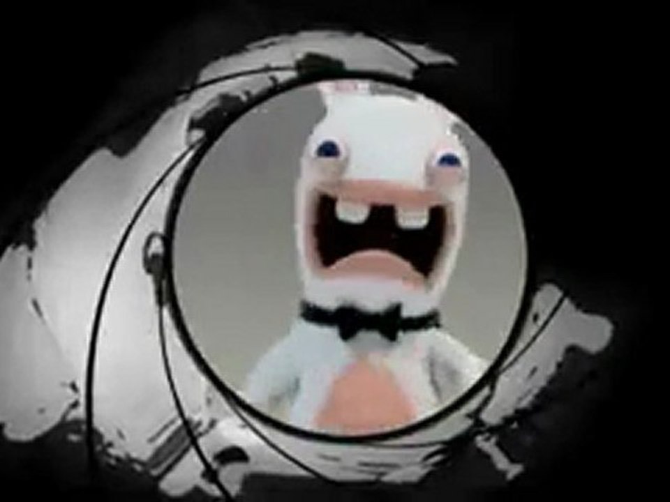 Les Lapins Cretins se prenne pour 007