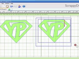 Make the Cut Tutorial: Cut a Superhero logo for the Cricut
