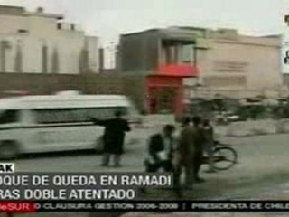 Toque de queda en Ramadi, Irak, luego de los atentados