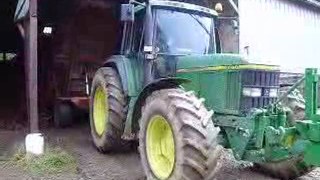 john deere 6800+remorque jeantil