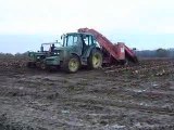 johndeere820+ épandeur et johndeere6300+chargeuse a bétraves