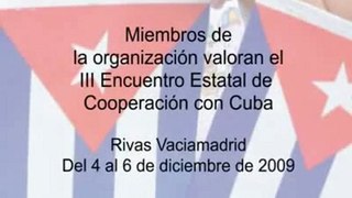 III Encuentro Estatal de Cooperación con Cuba