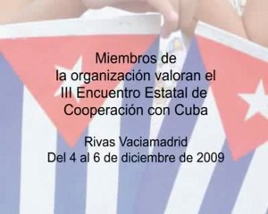 III Encuentro Estatal de Cooperación con Cuba