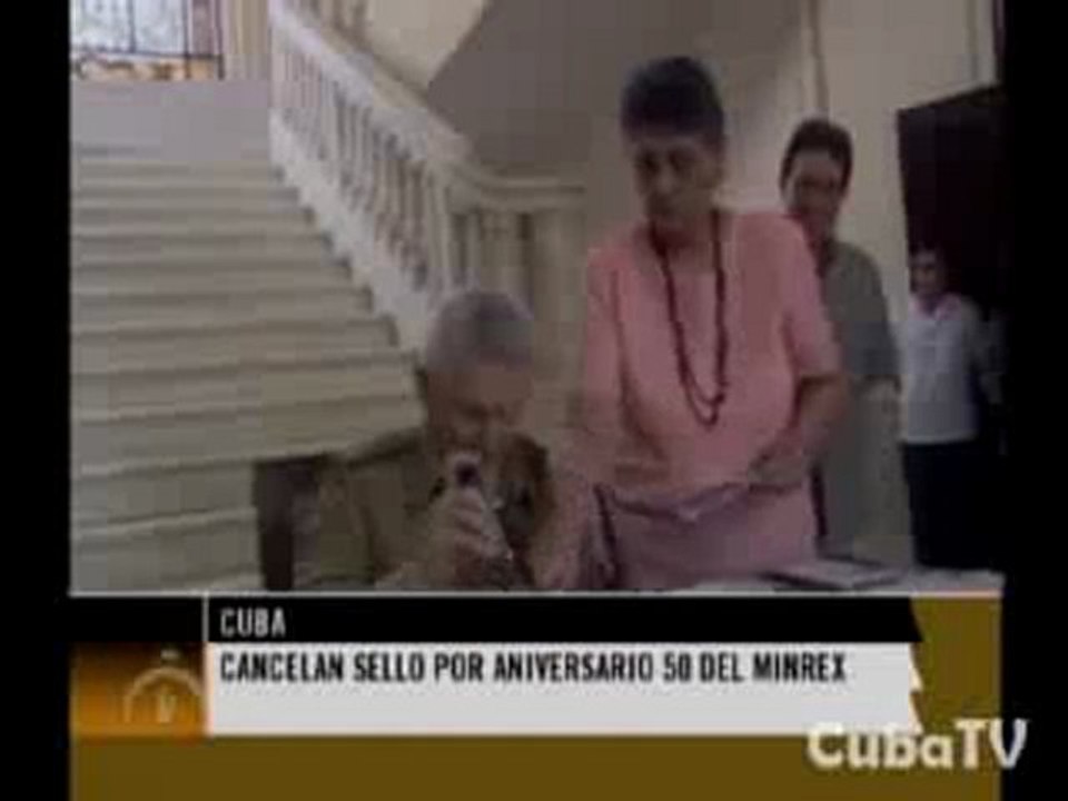 Cancelan sello por Aniversario MINREX