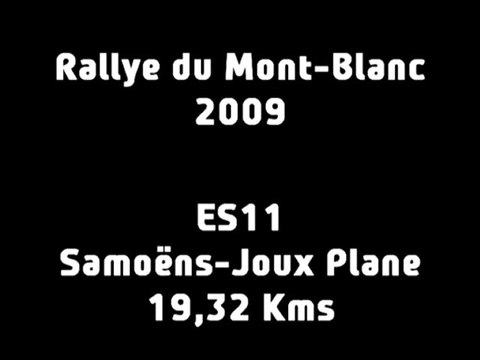 ES11 Rallye du Mont-Blanc 2009
