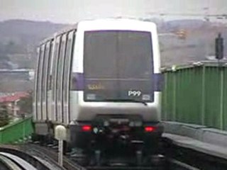 VAL206 et VAL208NG : Croisement à la station Jolimont sur la ligne A du métro de Toulouse