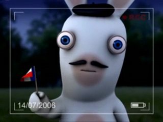 Les Lapins Crétins font de la politique.