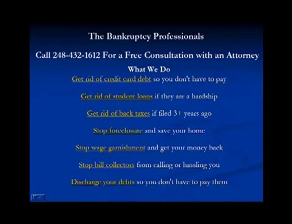 Bankruptcy attorneys Get Out Of Debt - Why Professional Debt