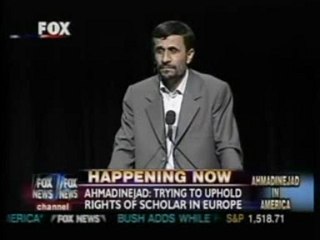 Ahmadinejad  : There are no Gays in Iran