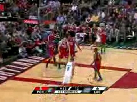 NBA Martell Webster drives the baseline and finishes with a