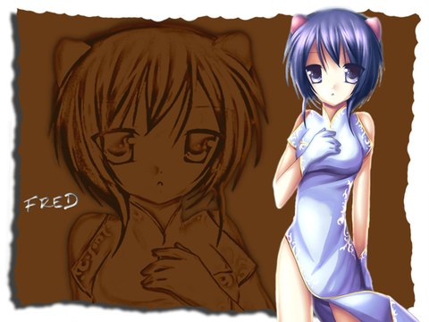 FreD || MakeOver photoshop #21 fond écan manga 2