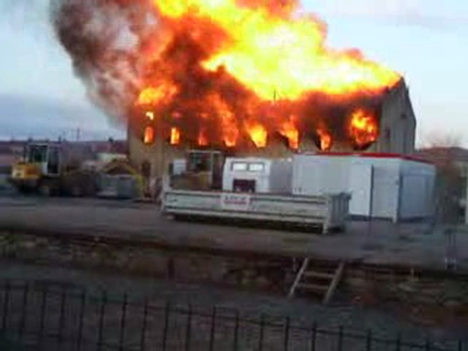 Feu d'usine mazamet