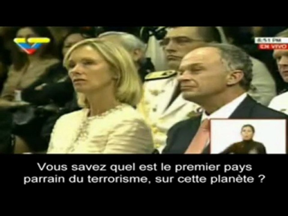 Ahmadinejad  Chavez face aux sionistes