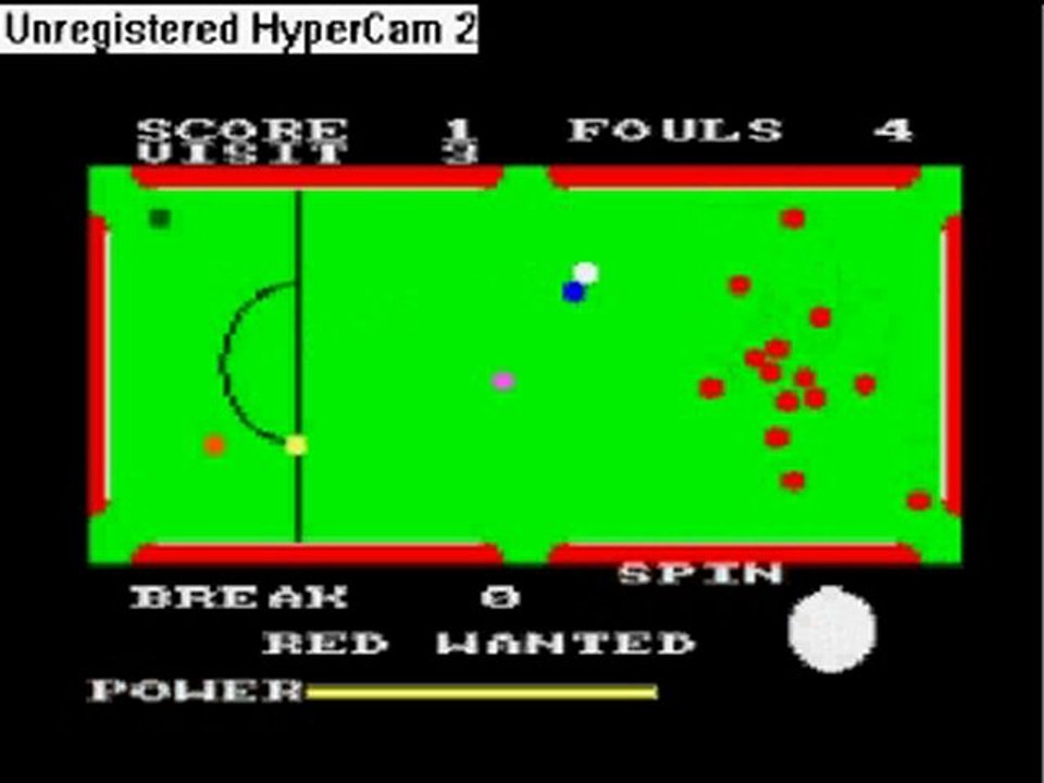 8bit wars Steve Davis Snooker