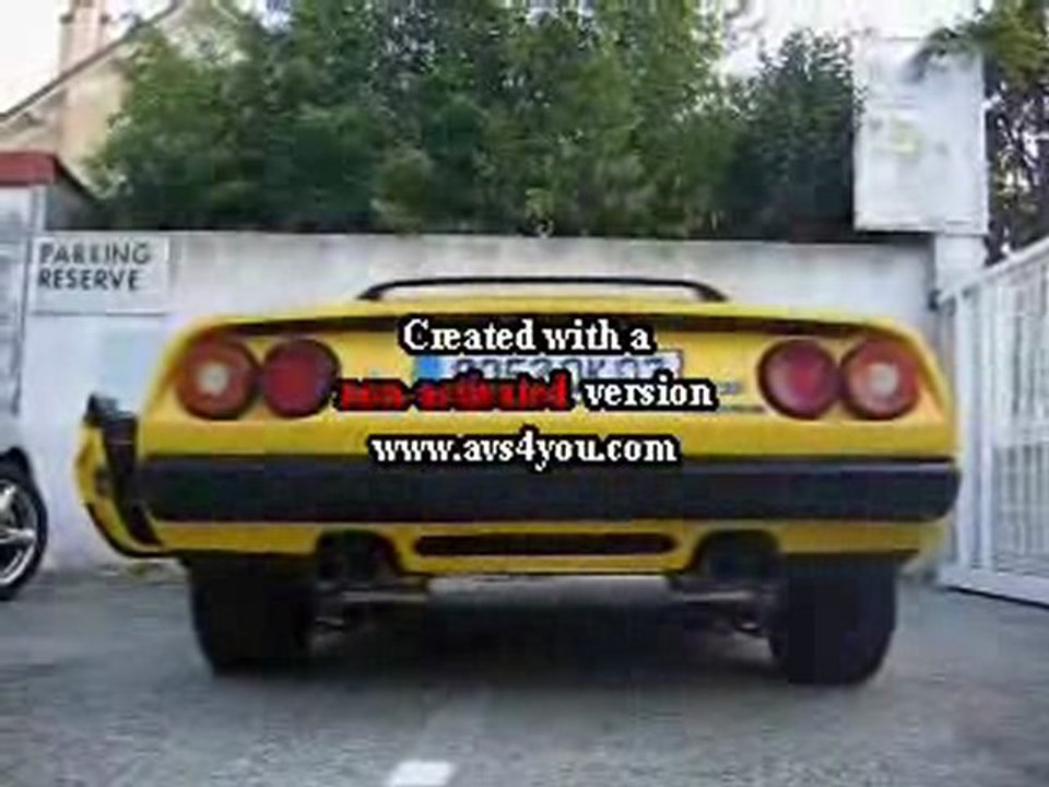 Ferrari 308 echappement inox quicksilver  ncmotorarts.com