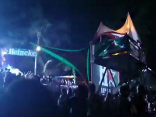 Réveillon 2009, plage de l'Hermitage, Cocobeach