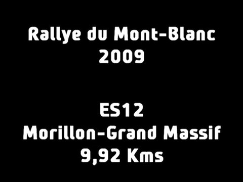 ES12 Rallye du Mont-Blanc 2009