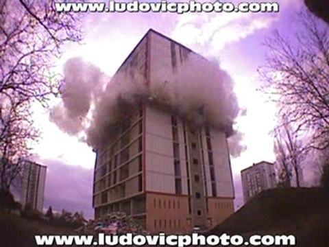 démolition tours Prés Saint Jean vue UNIQUE, EXCLUSIVE !!