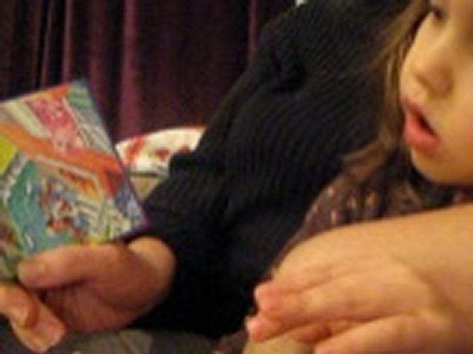 L'histoire des 3 petits cochons avec Marilou