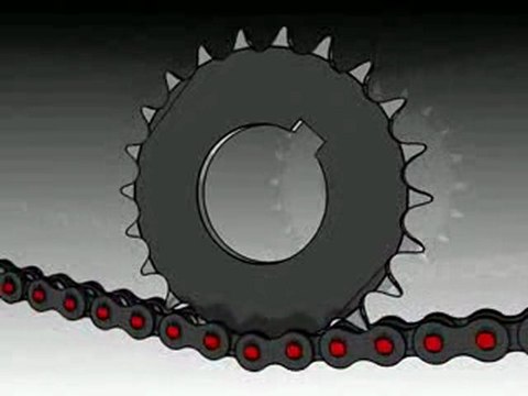 Animated Chain with Inventor Studio (Autodesk Inventor 2010)