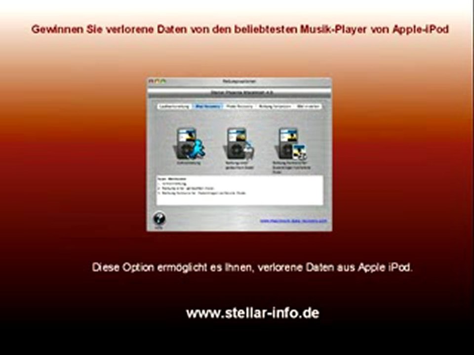 Macintosh Datenrettung Software - Mac Data Recovery