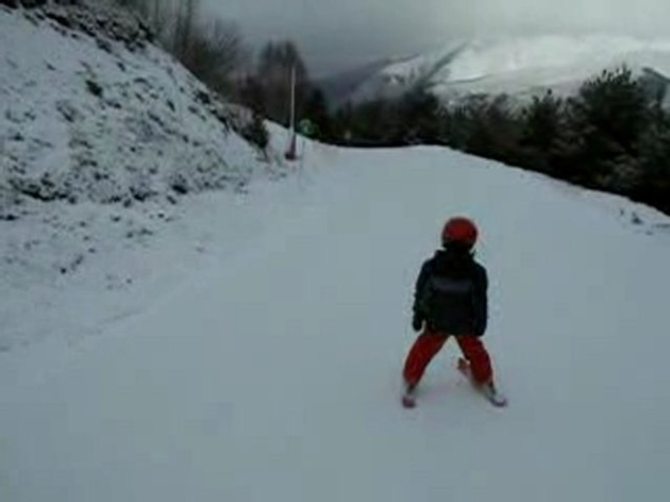 Robin  en ski