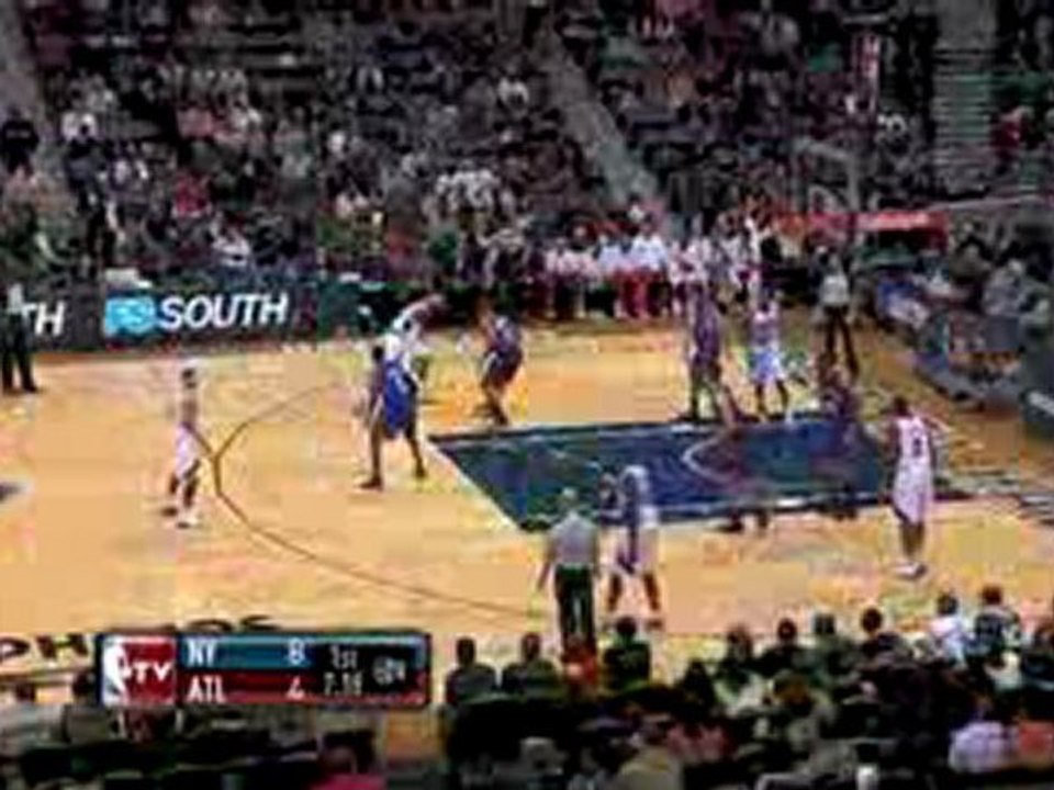 NBA Josh Smith drives to the basket and finishes with author
