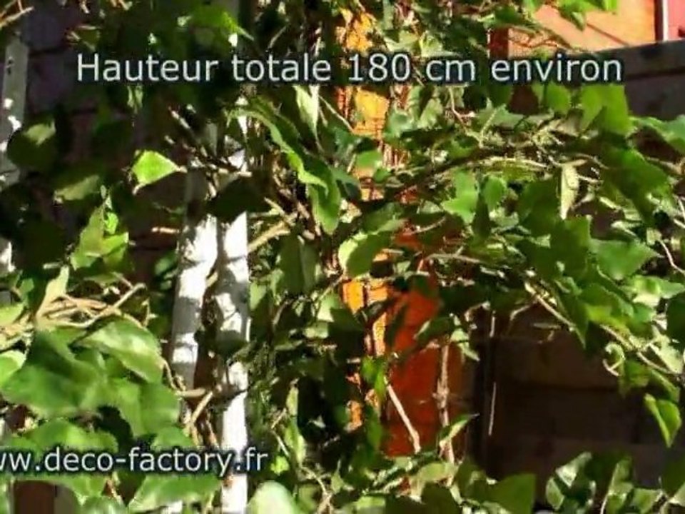 Bouleau artificiel Nebias en pot deco factory