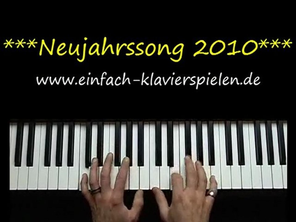 Klavier Neujahrssong