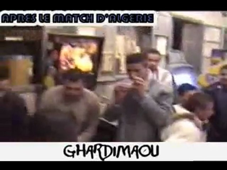GHARDIMAOU après le Match d'Algérie