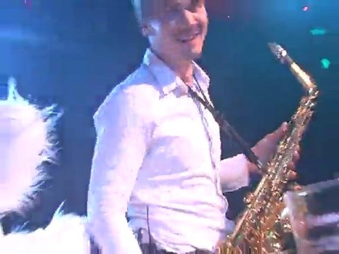 saxophone Syntheticsax live in night club