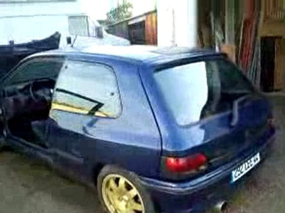 demarrage clio williams