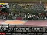 Pedira holanda expicacion a dichos de Hugo Chavez
