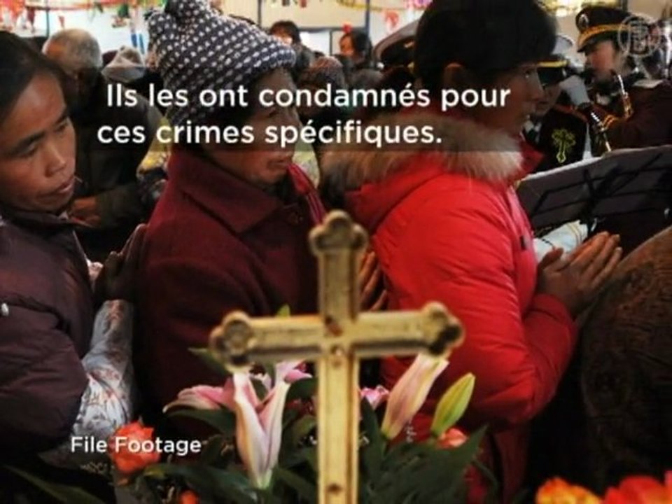 10 chefs religieux chrétiens en détention en chine.