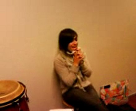 moi qui chante mon dieu ^^