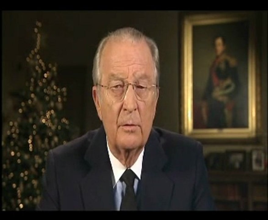 Roi Albert II des Belges Noël 2009