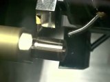 Torna THERMOCOUPLE BODY 360 BRASS ON A CNC 5 AXIS LATHE