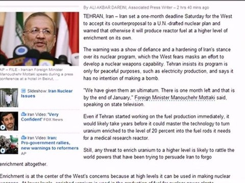 Iran gives USA an ULTIMATUM end of January or ELSE - WW3 ?!