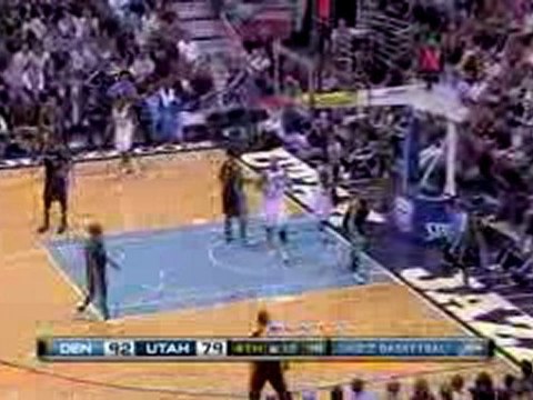 NBA Chris Andersen with a huge block during the third quarte