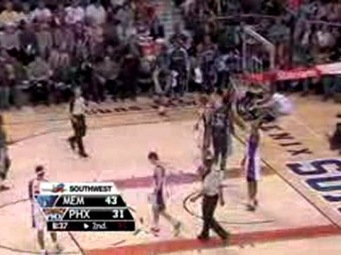 NBA Sam Young powers in the lane and gets the layup to fall