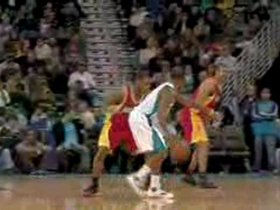 NBA Chris Paul gets fouled and drains an improbable shot dur