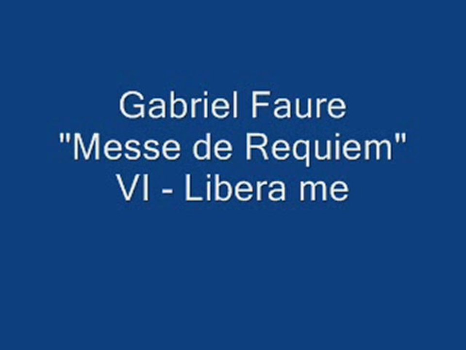 Libera Me