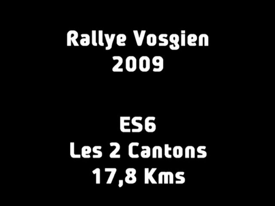 ES6 Rallye Vosgien 2009