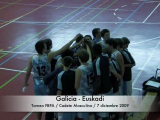 Cadete Masculino / Galicia-Euskadi
