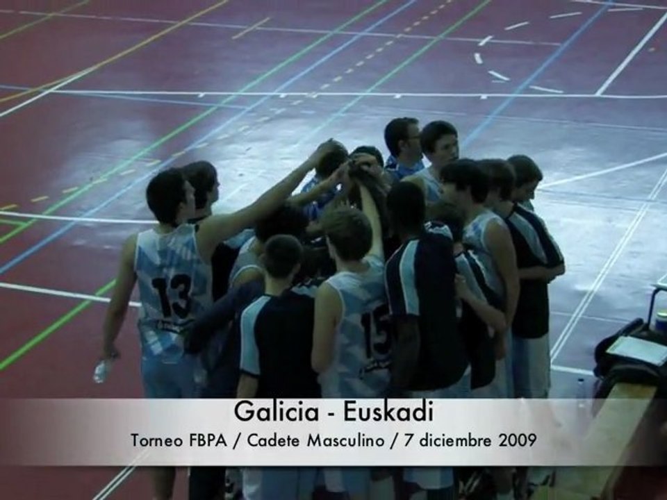 Cadete Masculino / Galicia-Euskadi