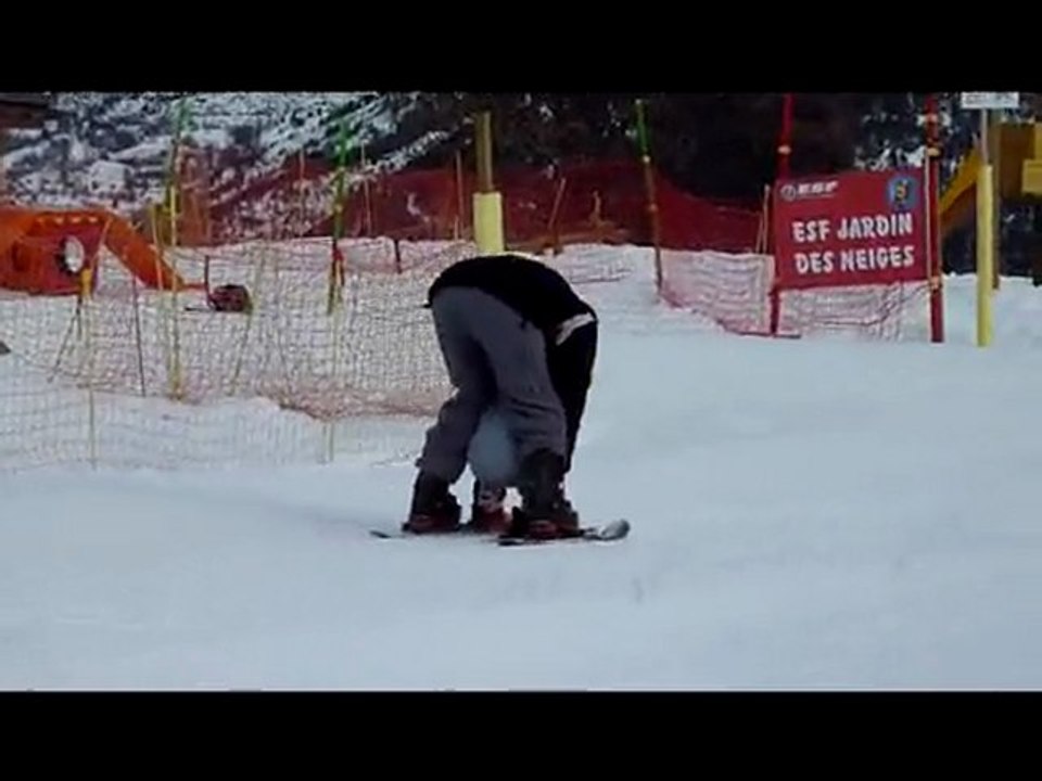 Louis découvre le ski, 18 mois