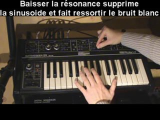 Auto-oscillation d'un filtre analogique