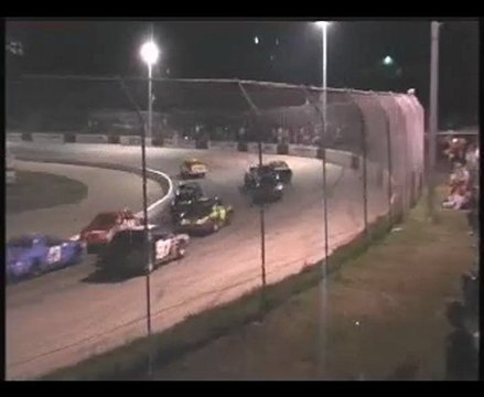 Wrecks at Greenville Pickens Speedway 2009