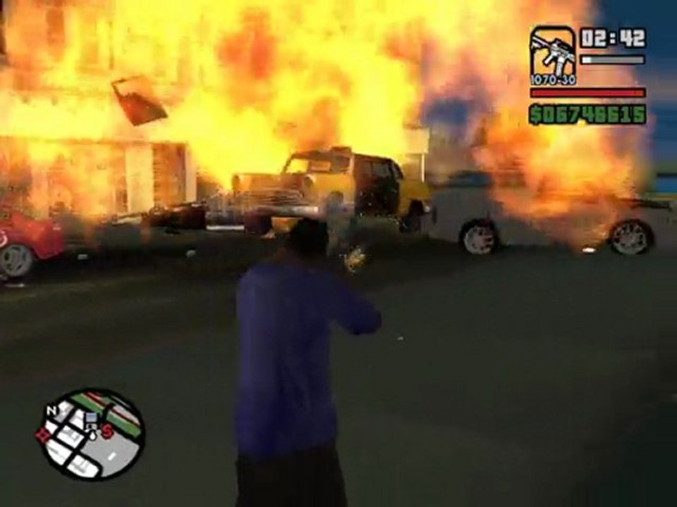 Gta San Andreas - Explosion a l'auto-école
