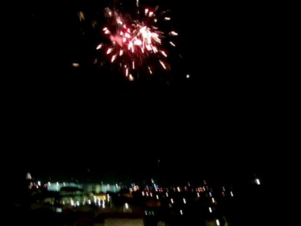 fuegos artificiales/ fin de año 2009. maracaibo. venezuela.